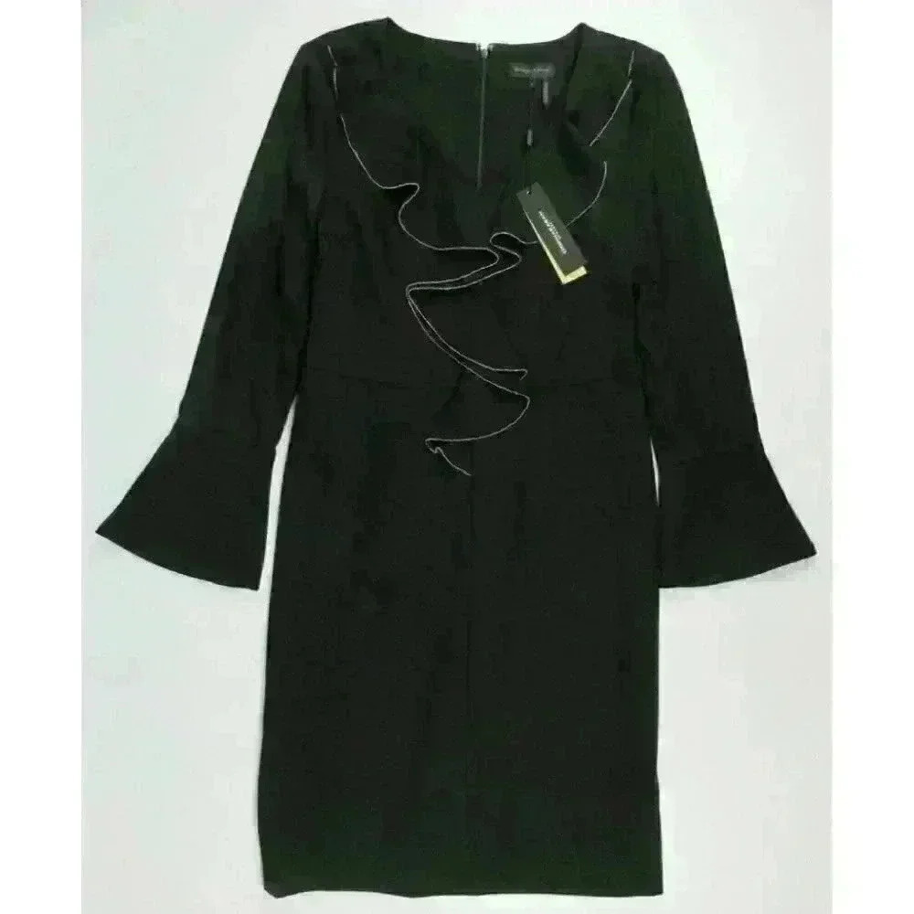 NWT $149 Donna Karan NY Womens 8 Bell-Sleeve Dress